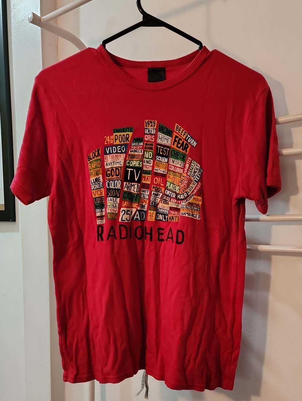 WASTE Radiohead Hail To The Thief Red Tee